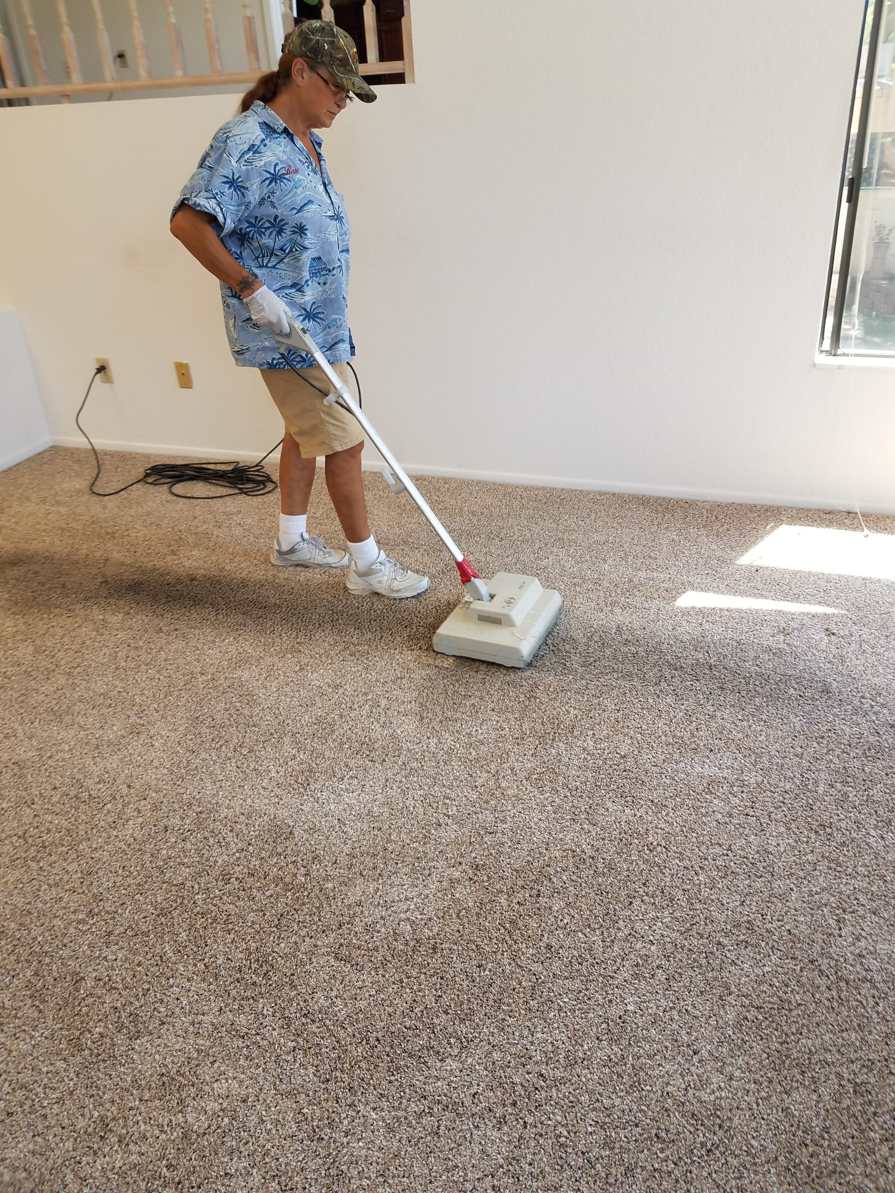 Carpet power scrub 